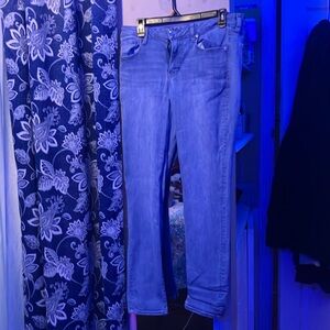 American eagle super stretch straight leg light denim